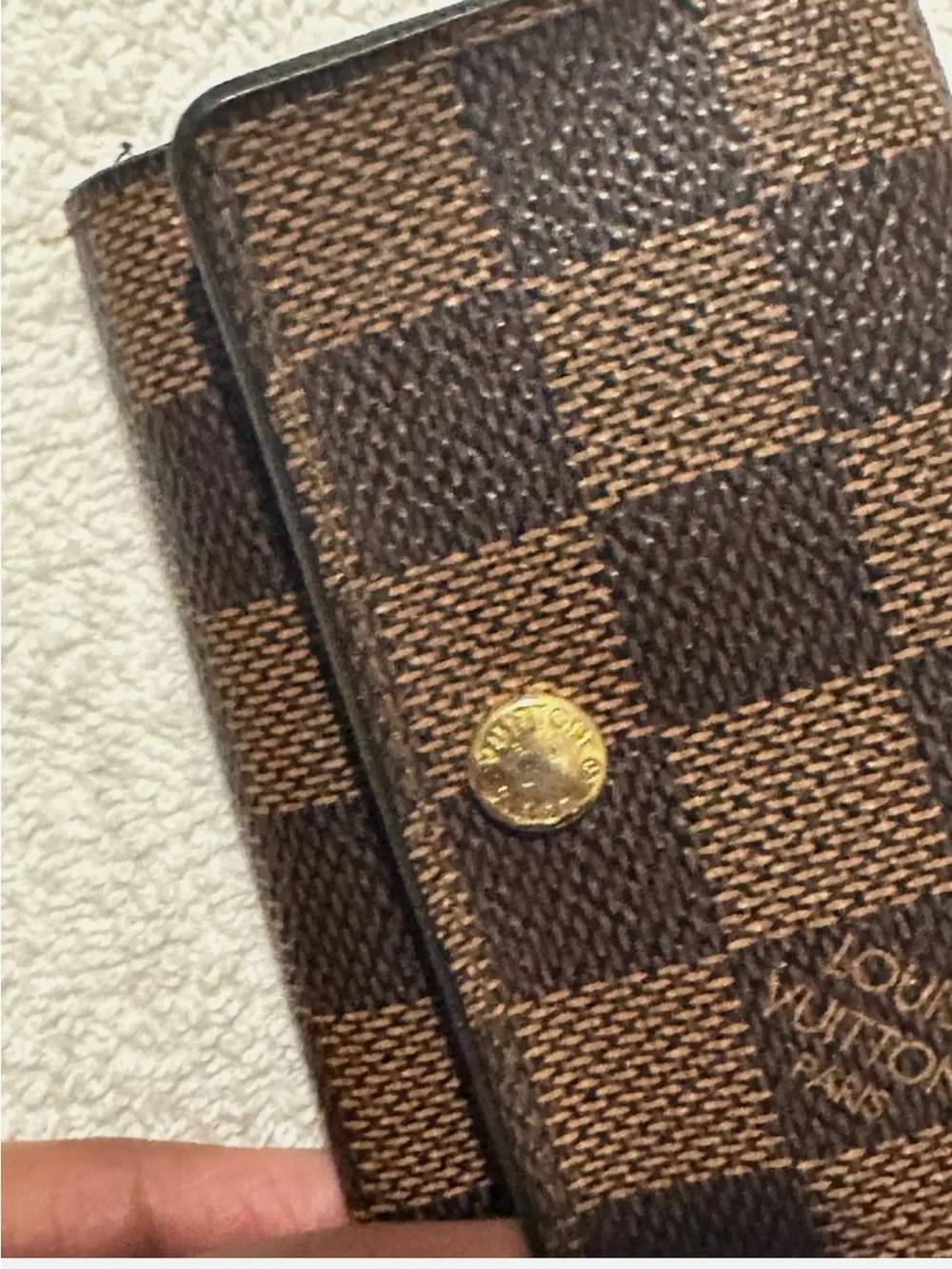Louis Vuitton Damier Ebene Wallet & 6 Key Holder Set Authentic🤎🤎